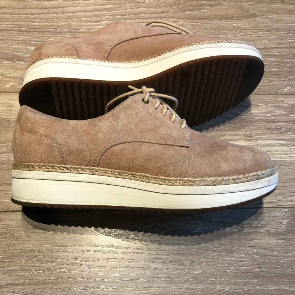 Clarks Blush Pink Platform Shoes - Picture 2 of 6